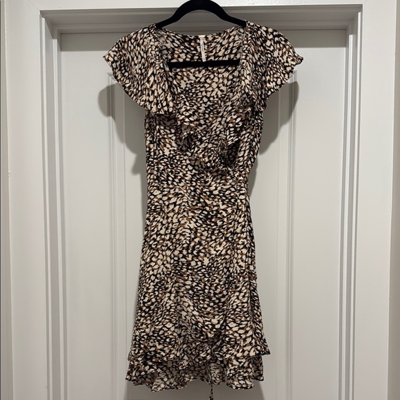Free People French Quarter Wrap Mini Dress | Size Small | Summer Dress - Picture 3 of 9